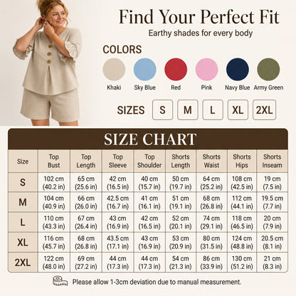 🔥Women's Casual Cotton Blend 2-Piece Set