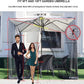 🚩Free Shipping🌞Multifunctional garden parasol with mosquito net, windproof, rainproof, and provides sun protection