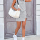 Women’s 2-Piece Tennis Skort Set – Sleeveless Half-Zip Top & Athletic Skirt Outfit | Casual Summer Activewear