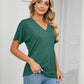 ⏳ Limited time 50% off! 💥V-Neck Solid Color Loose Ladies Tops（The more you buy, the higher the discount）
