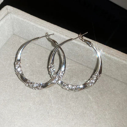 💖Circle Earrings with Zirconia