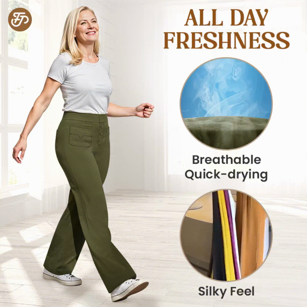 💖LAST DAY SALE 50% OFF💖2026 Women's New Type Casual High Waist Stretch Pants