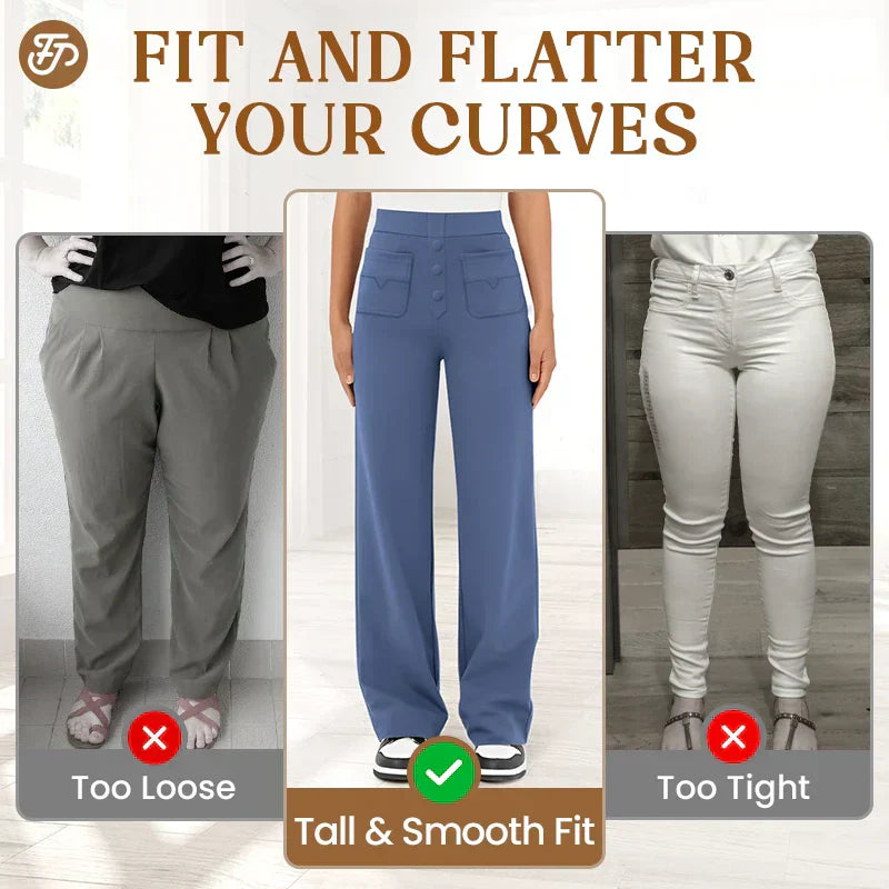 💖LAST DAY SALE 50% OFF💖2026 Women's New Type Casual High Waist Stretch Pants