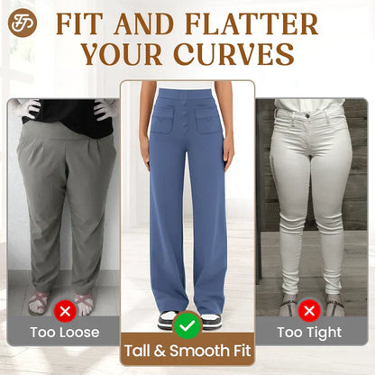 💖LAST DAY SALE 50% OFF💖2026 Women's New Type Casual High Waist Stretch Pants
