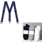 📢📢High elasticity Men's X-Back Suspenders with Hook Clips