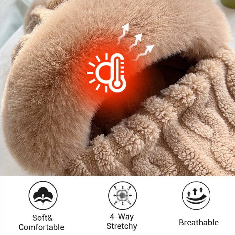🔥🎅Christmas Hot Sale✨🎁55% OFF!!!⚡Women's Winter Warm Windproof Plush Scarf Hat❄️✨