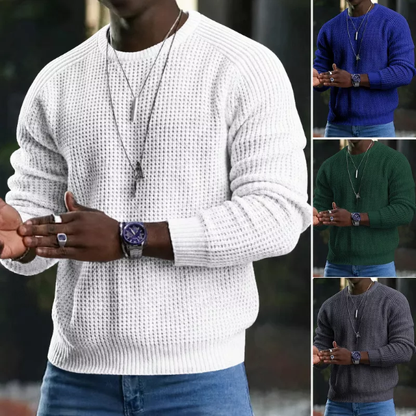 ✨2026 Collection at 50% OFF & FREE SHIPPING🎁JMIERR Men's Crewneck Sweater Soft Casual Sweaters Classic Long Sleeve Pullover Sweaters with Ribbing Edge