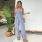 🔥Women's Deep V-Neck Denim Jumpsuit👖