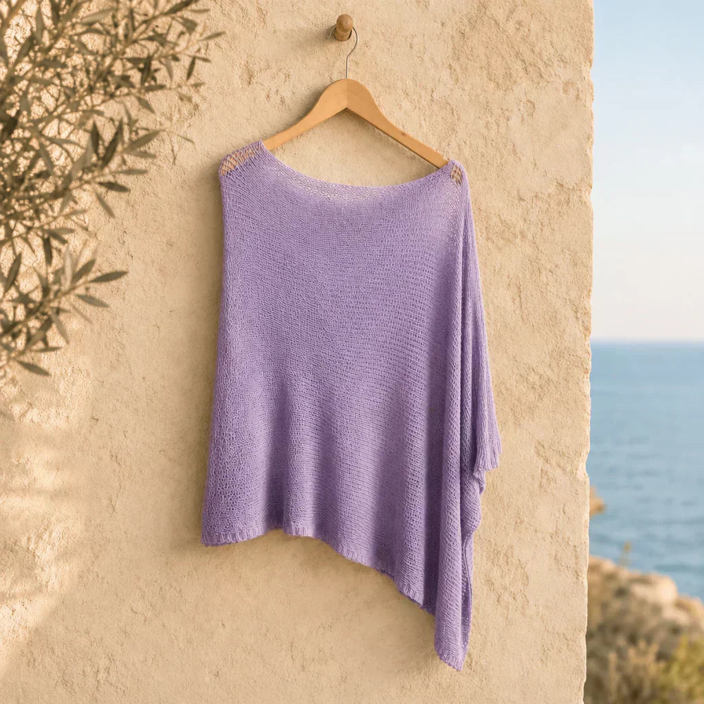 🎁New Arrival 55% OFF💥Women's Hollow Out Knit Shawl Poncho