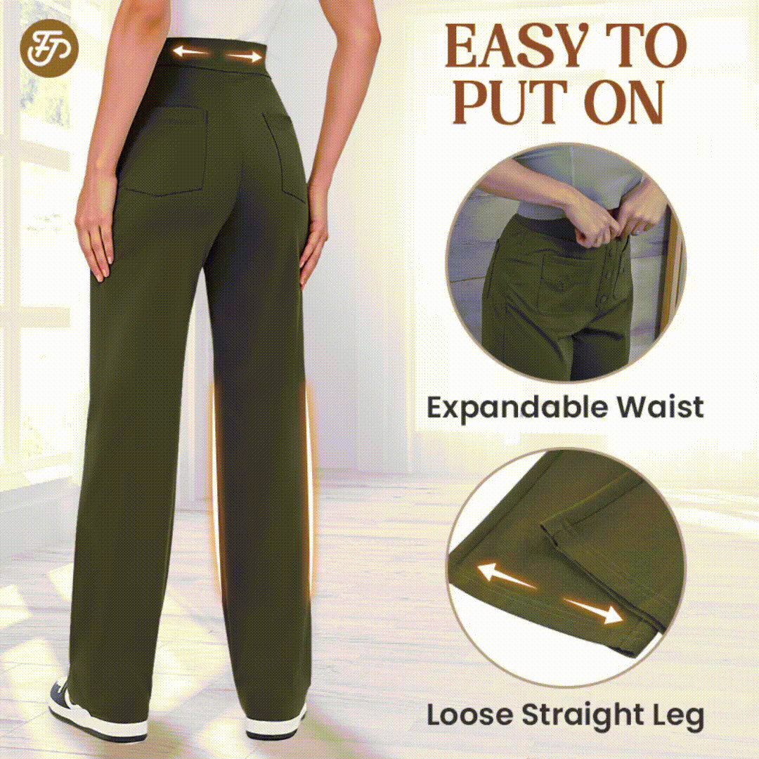 💖LAST DAY SALE 50% OFF💖2026 Women's New Type Casual High Waist Stretch Pants