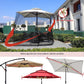 🚩Free Shipping🌞Multifunctional garden parasol with mosquito net, windproof, rainproof, and provides sun protection