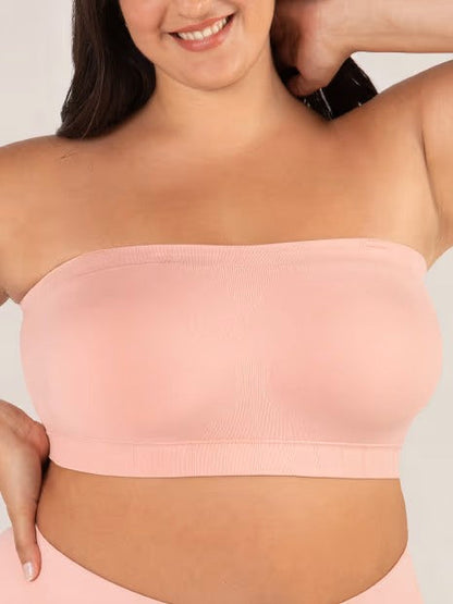 ⛱️Last Day Special Price $19.99!!🤩🔥Convertible Strapless Bandeau Bra with Wireless Comfort, Anti-Slip Grip & Removable Straps