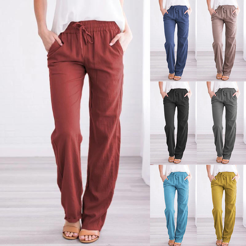 Women's Loose Comfy Linen-cotton Pants🥰