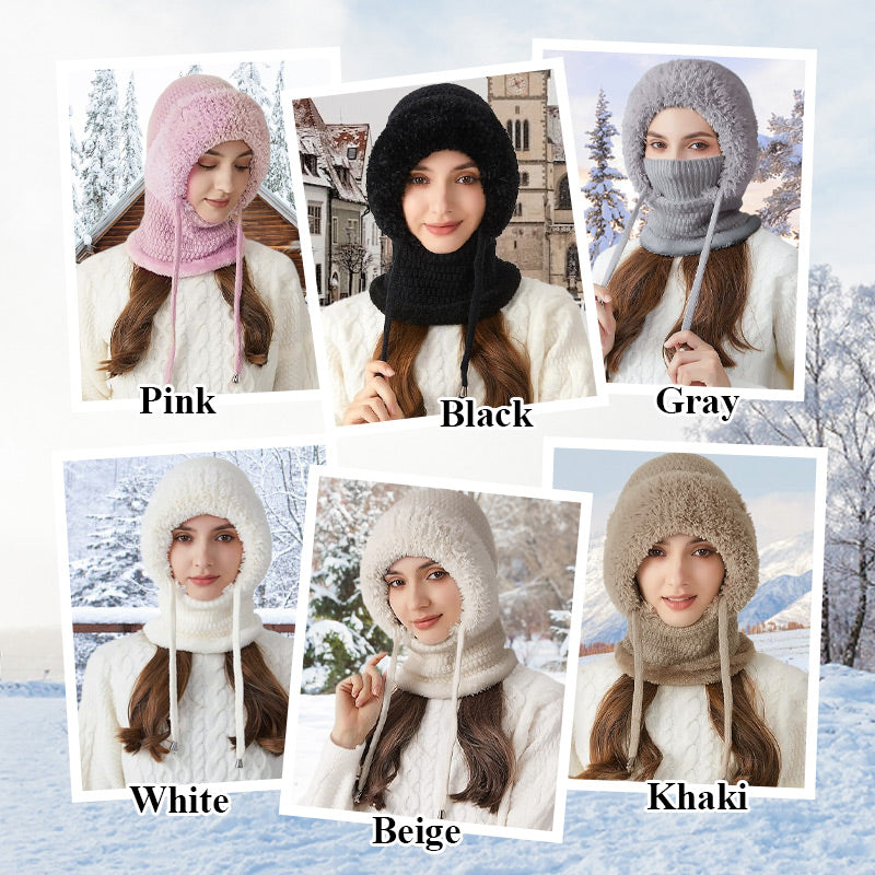 🌸Hot Sale 50% OFF❄️Women's Outdoors Windproof Scarf Hat