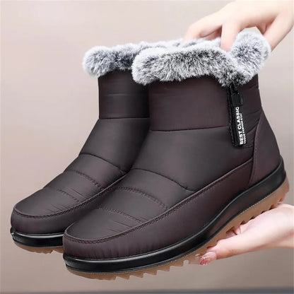 Women's Winter Waterproof Warm Cotton Boots👢