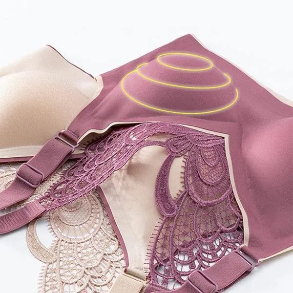 📢📢50% OFF !! ⏰Butterfly Embroidery Wirefree Bra – Wire-Free Lift & All-Day Support ✨