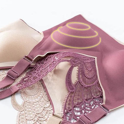 📢📢50% OFF !! ⏰Butterfly Embroidery Wirefree Bra – Wire-Free Lift & All-Day Support ✨
