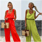 Women's Sleeveless Wide Leg Jumpsuit