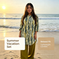 🔥New Arrivals & Special Offers-Women Tie Dye V Neck Blouse Roll Up Sleeve Matching Pants Set