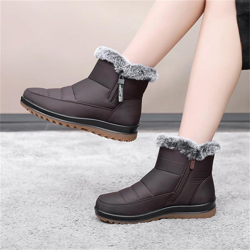 Women's Winter Waterproof Warm Cotton Boots👢