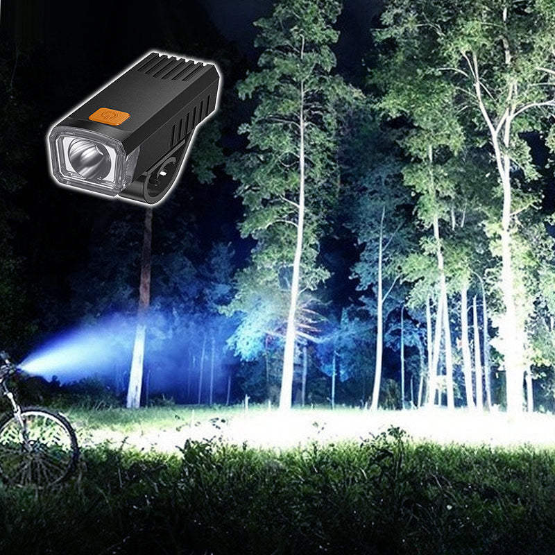 💥 BUY 1 GET 1 FREE! 🚴‍♂️ LED Waterproof Rechargeable Bike Headlight with Clip – Bright & Durable ✨