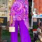 🔥Women's Summer Colorful Cool Chiffon 2 Piece Set