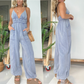 🔥Women's Deep V-Neck Denim Jumpsuit👖