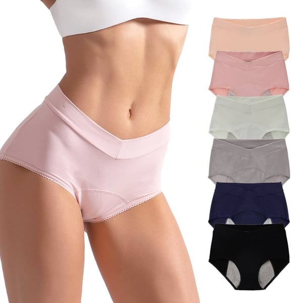 🎉🩲 High-Waisted Leak-Proof Underwear – Reliable leak protection, comfortable high waist – Pay on delivery ✅