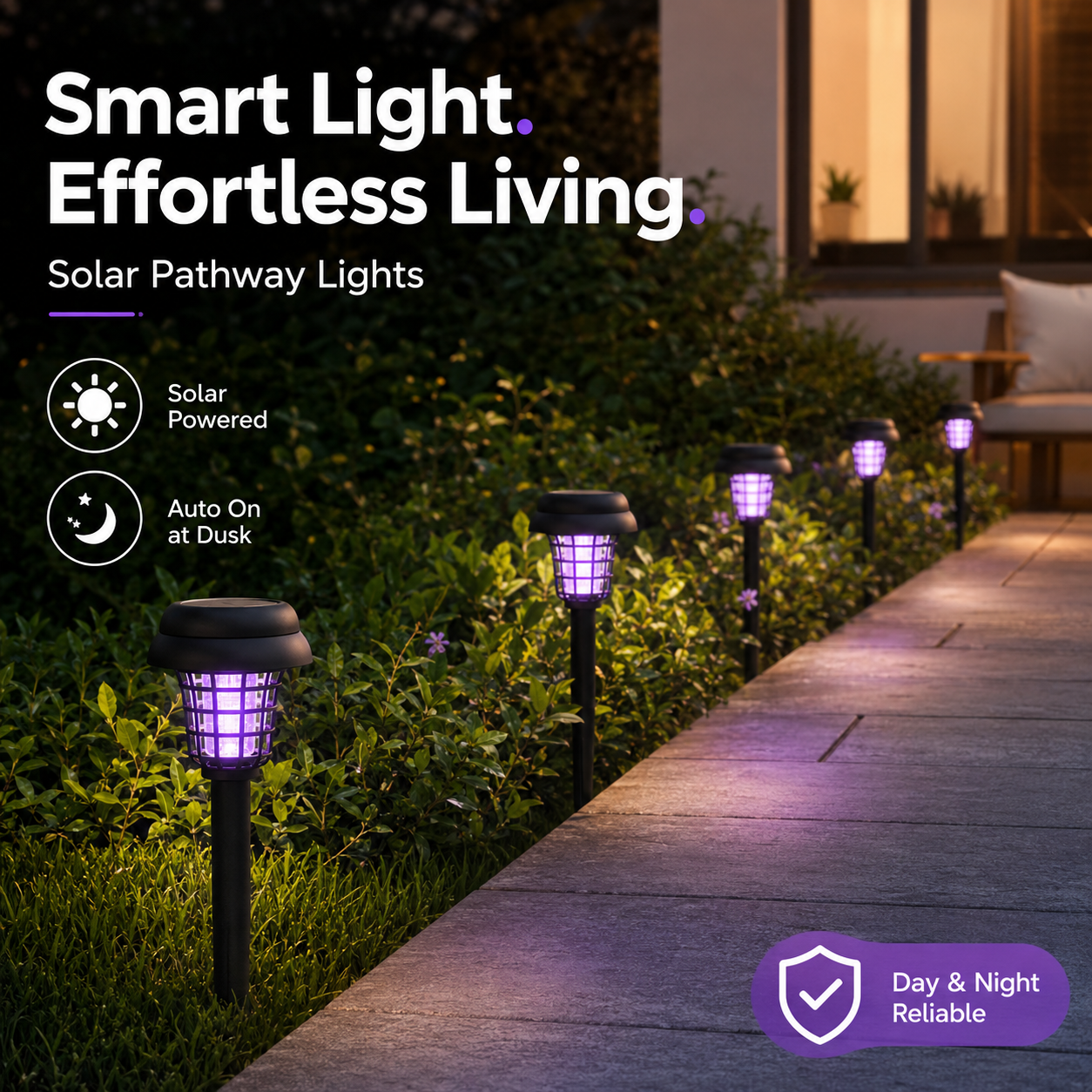☀️Solar Mosquito Zapper Light ✨– Outdoor Garden Stake Lamp, UV Insect Killer & Solar Pathway Light🦟🚫
