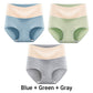 3pcs Women's High Waisted Breathable Antibacterial Soft Underwear