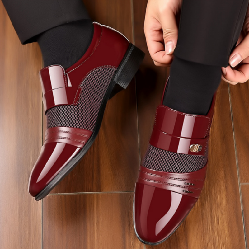 💥Early bird price 👞Men's Classic Non-Slip PU Leather Dress Shoes