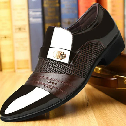 💥Early bird price 👞Men's Classic Non-Slip PU Leather Dress Shoes