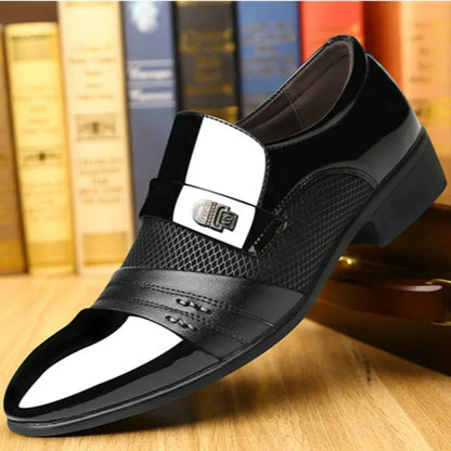 💥Early bird price 👞Men's Classic Non-Slip PU Leather Dress Shoes