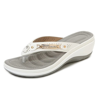 🎀 Flip-flops for women with cushioning that provides arch support