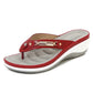 🎀 Flip-flops for women with cushioning that provides arch support