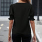 ✨LAST DAY SALE 60% OFF👚Women's Elegant V-Neck Puff Sleeve Blouse