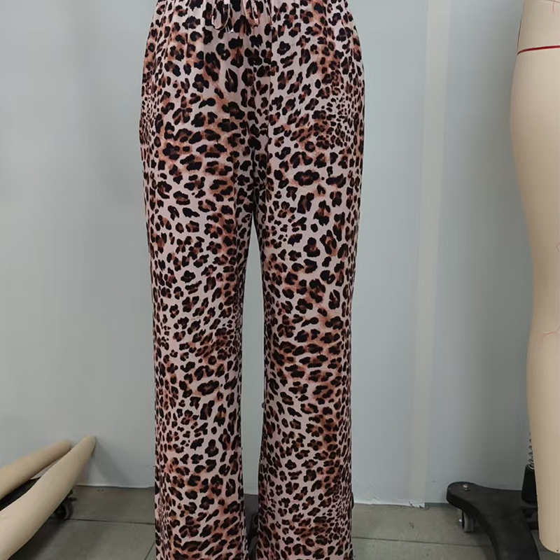 💎 LIMITED: 50% OFF WILD ELEGANCE PANTS! 💎 Leopard Print, Straight-Leg Wide Cut & 4-Way Stretch for Bold Comfort 🐆✨