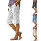 Women's Casual Loose Cotton Linen Breathable Shorts