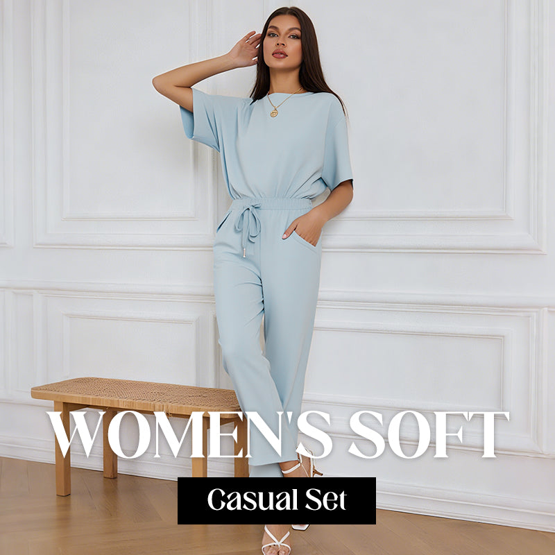 🌸New Arrival 60%OFF💖 Women's Soft Casual Top & Pants Set
