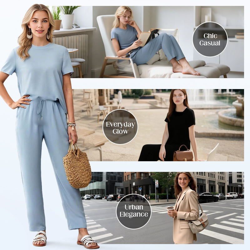 🌸New Arrival 60%OFF💖 Women's Soft Casual Top & Pants Set