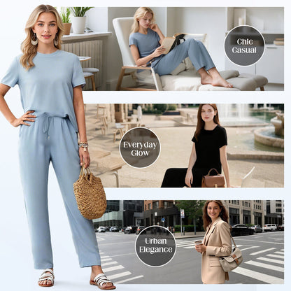 🌸New Arrival 60%OFF💖 Women's Soft Casual Top & Pants Set