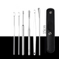 📢Portable 6-piece stainless steel ear piercing kit - Spiral ear tool✨