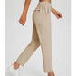 🍃Women's Elastic High-Waist Pants - Secure Pockets, Slim Fit