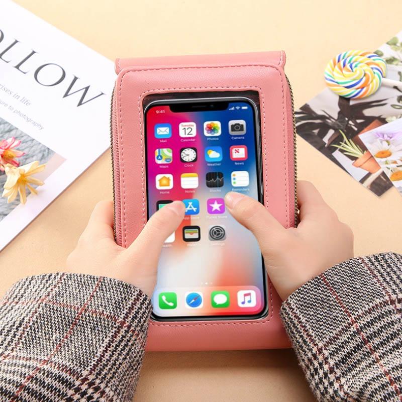 👜 50% OFF NOW! 📱 Women's Touch Screen Messenger Bag – Smart Phone Charging, Anti-Theft & Water-Resistant ✨