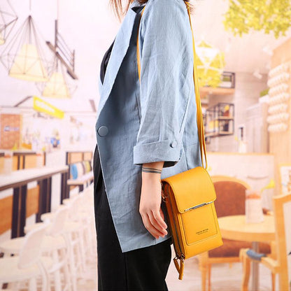👜 50% OFF NOW! 📱 Women's Touch Screen Messenger Bag – Smart Phone Charging, Anti-Theft & Water-Resistant ✨