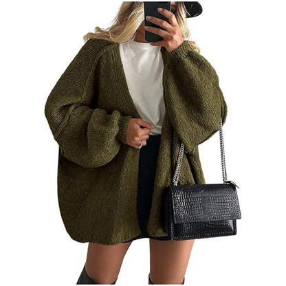 🔥✨Autumn new style promotion women's oversized knitted cardigan