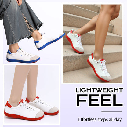 ⏳Time-Limited Special⏰Women's Wide Toe Casual Sneakers – Lightweight, All-Day Comfort & Slip-Resistant Flat Sole 👟☁️