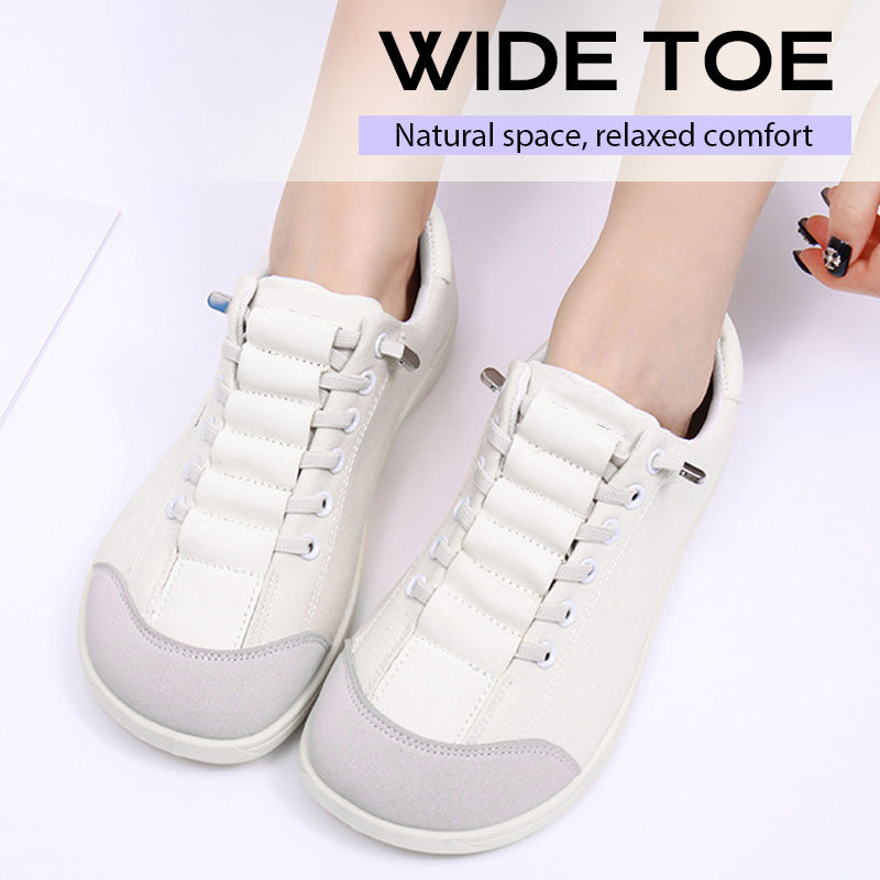 ⏳Time-Limited Special⏰Women's Wide Toe Casual Sneakers – Lightweight, All-Day Comfort & Slip-Resistant Flat Sole 👟☁️