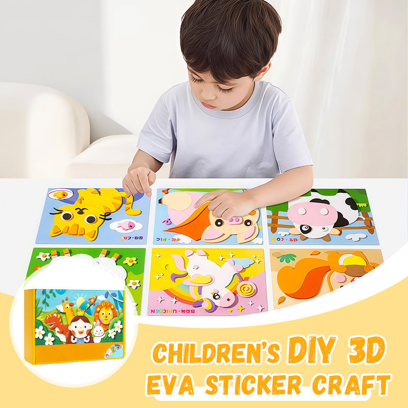 🔥Children’s DIY 3D EVA Sticker Craft
