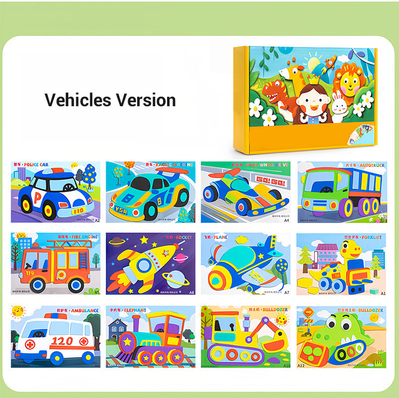 🔥Children’s DIY 3D EVA Sticker Craft